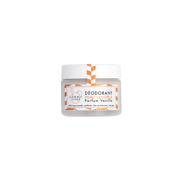 Déodorant crème peaux sensibles vanille
